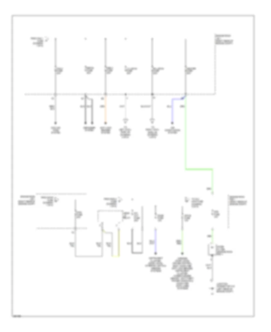 Электросхема блока предохранителей и реле (2 из 5) для Lexus IS F 2014