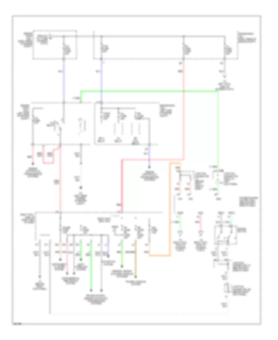 Электросхема блока предохранителей и реле (3 из 5) для Lexus IS F 2014