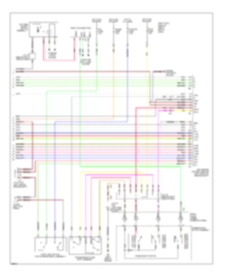Электросхема коробки передач АКПП (3 из 3) для Lexus IS F 2014