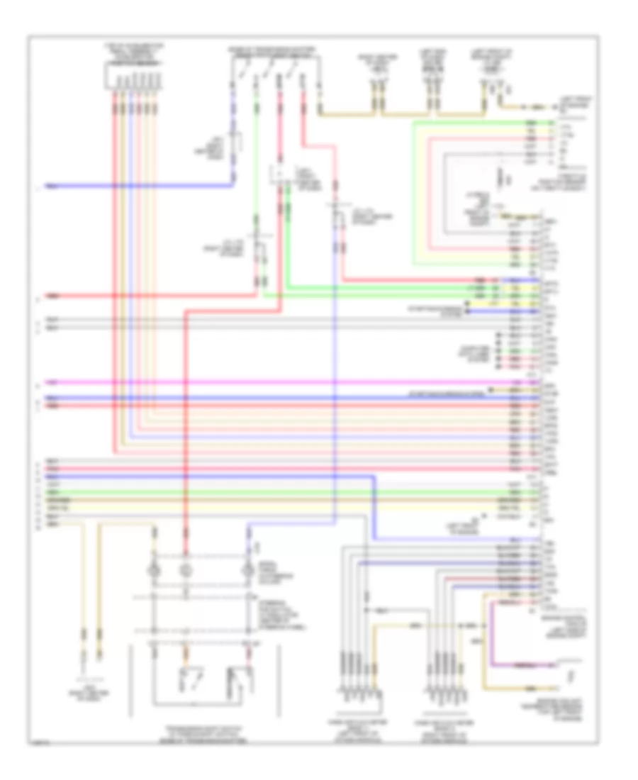 Электросхема коробки передач АКПП (4 из 4) для Lexus LS 460 2014