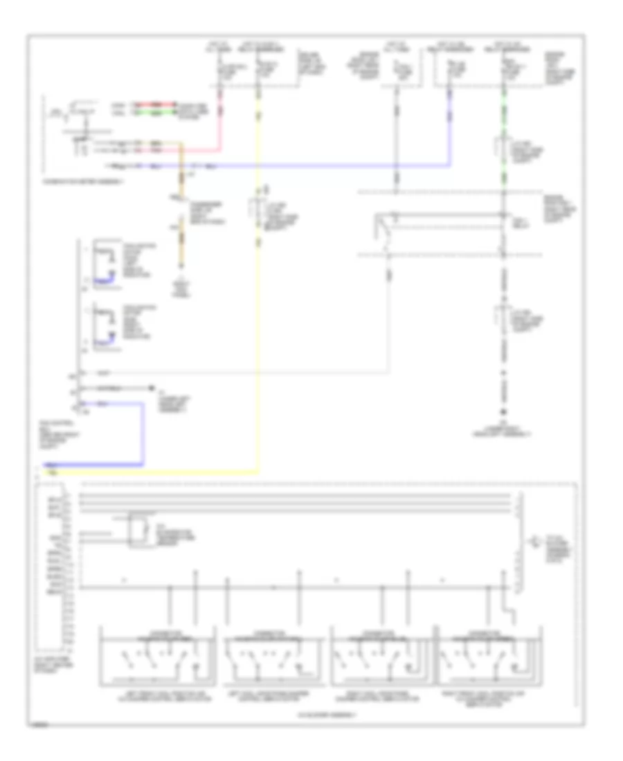 Электросхема кондиционера (4 из 5) для Lexus LS 460 2014