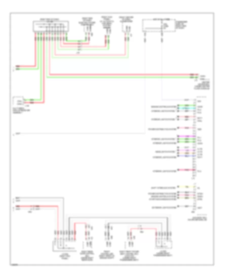 схема ЭКЮ тела (3 из 3) для Lexus LS 460 2014
