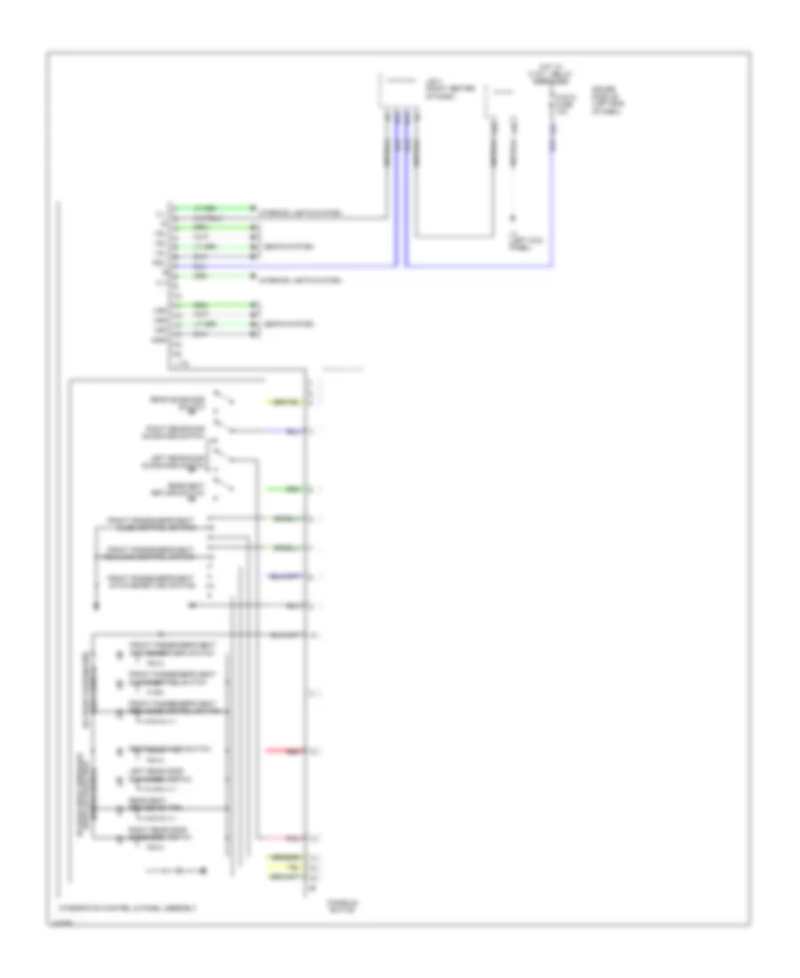 управление интеграцией и схема панели для Lexus LS 460 2014