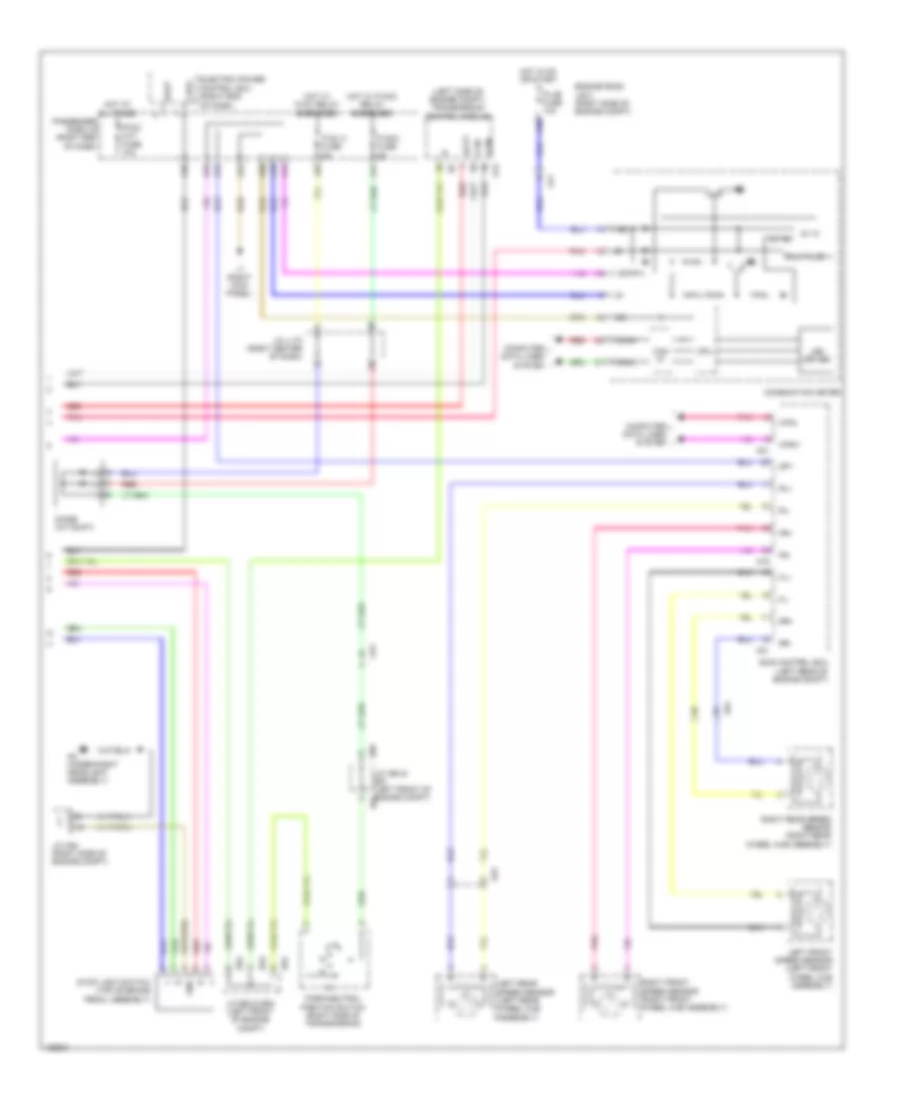 Электросхема системы круизконтроля, С Динамические Радарные Средства управления (3 из 3) для Lexus LS 460 2014