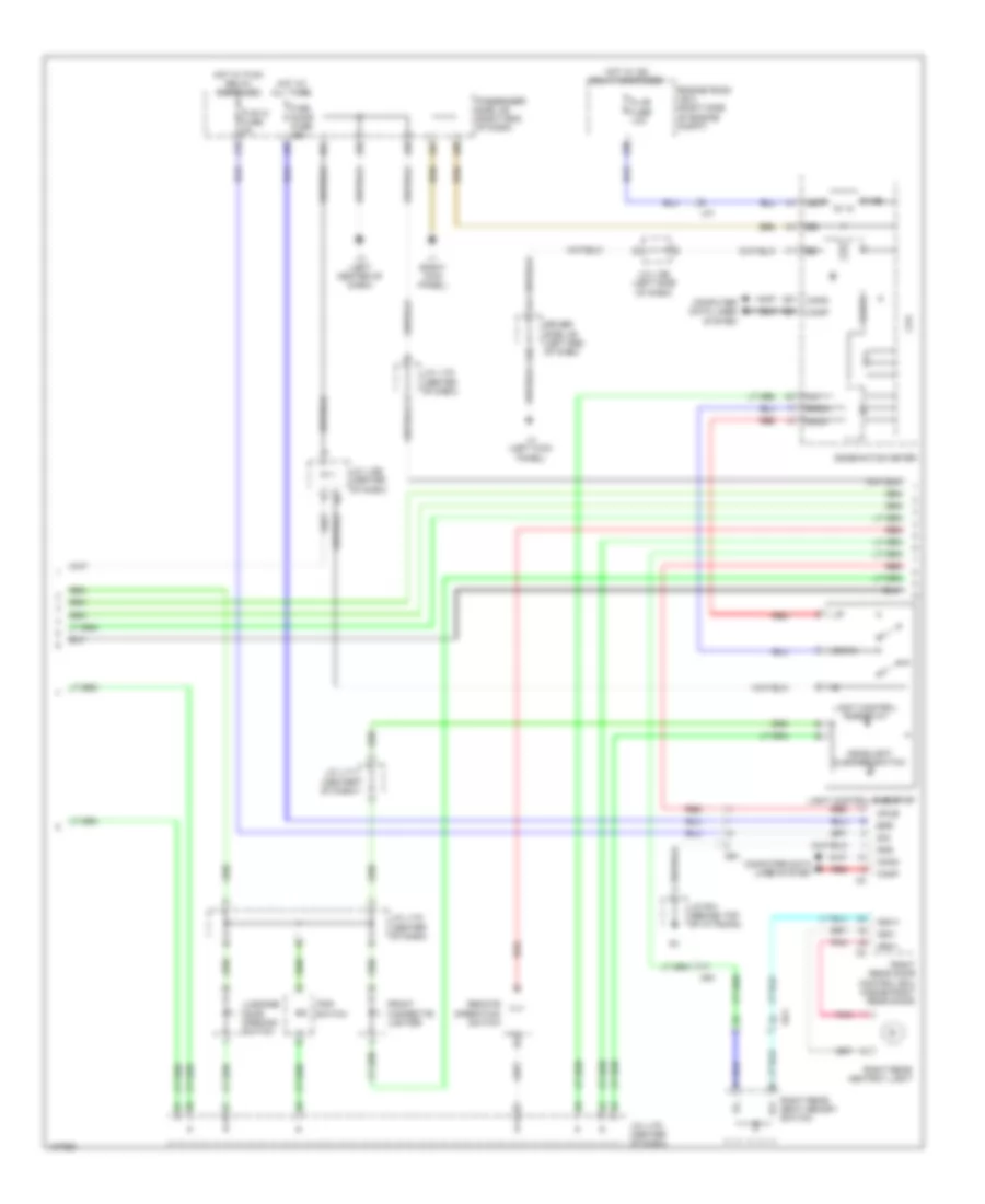 Электросхема подсветки приборов (3 из 5) для Lexus LS 460 2014