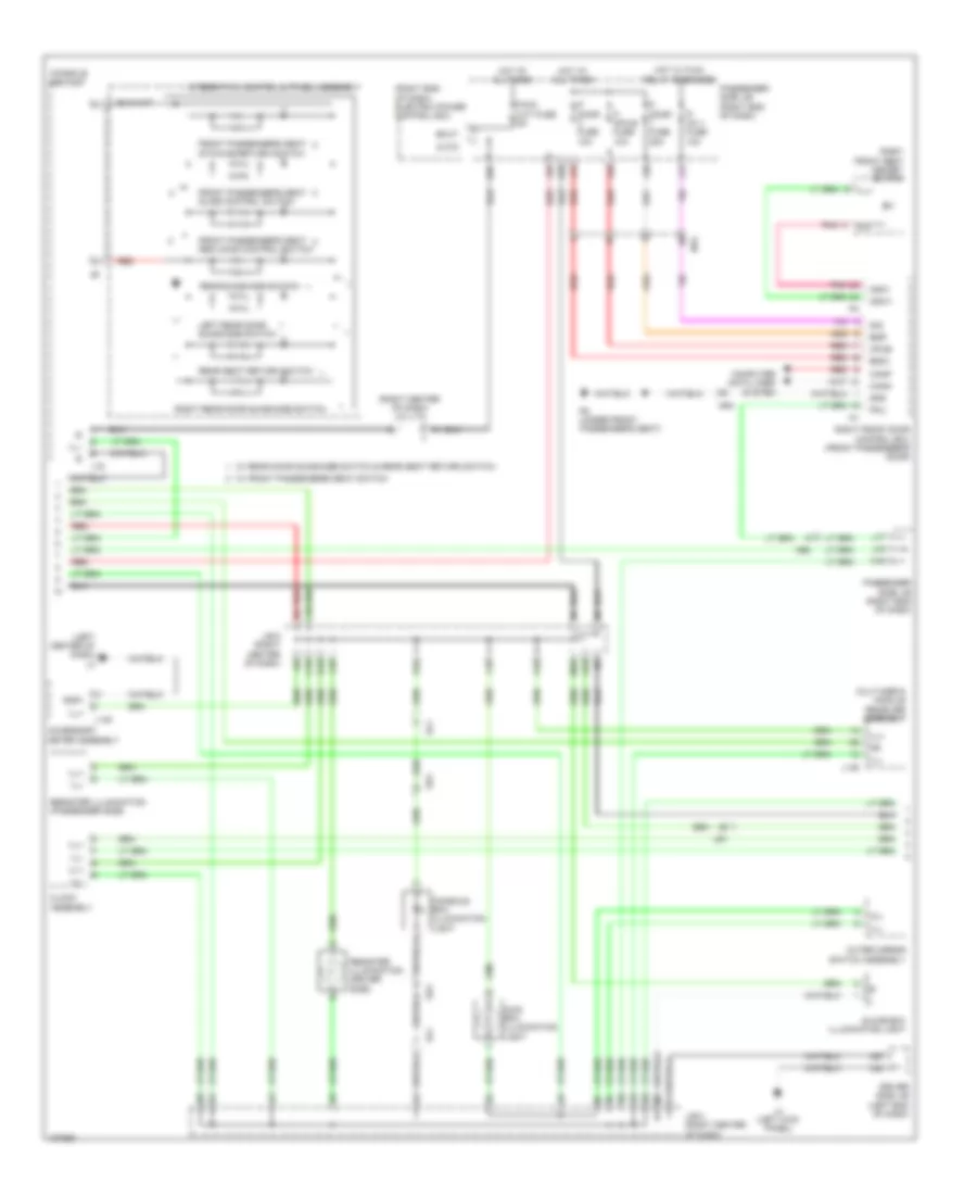 Электросхема подсветки приборов (4 из 5) для Lexus LS 460 2014