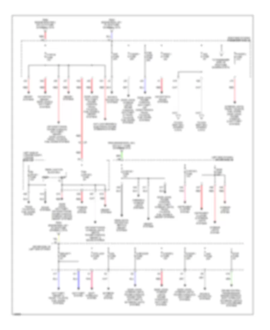 Электросхема блока предохранителей и реле (2 из 6) для Lexus LS 460 2014