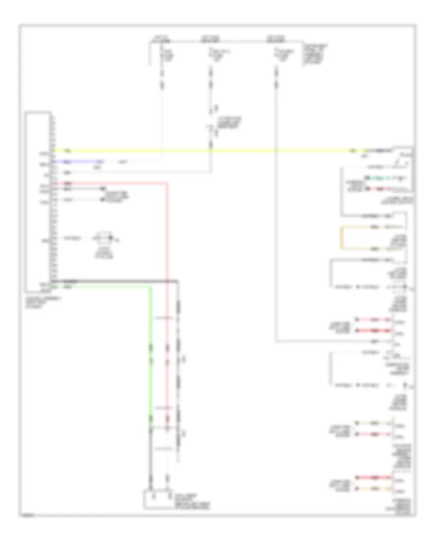 Электросхема Полного привода 4WD для Lexus RX 350 2014
