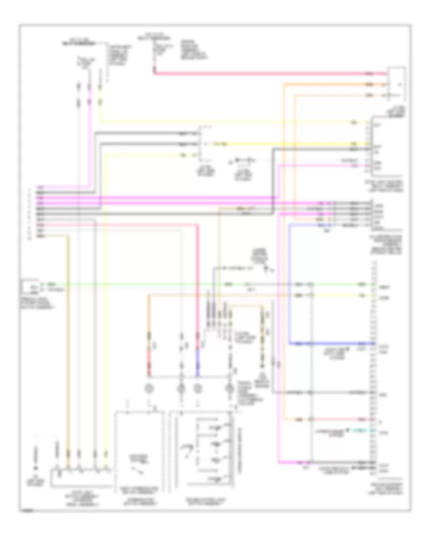 Электросхема системы круизконтроля, С Динамические Радарные Средства управления (2 из 2) для Lexus RX 350 F Sport 2014