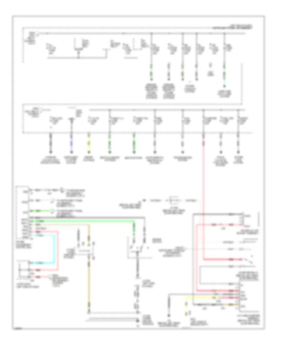 Электросхема блока предохранителей и реле (4 из 4) для Lexus RX 350 F Sport 2014