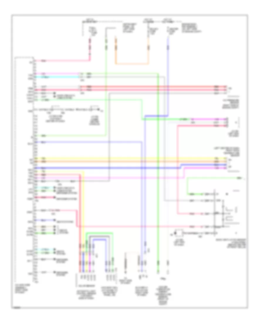 Электросхема кондиционера (1 из 2) для Lexus RX 450h 2014
