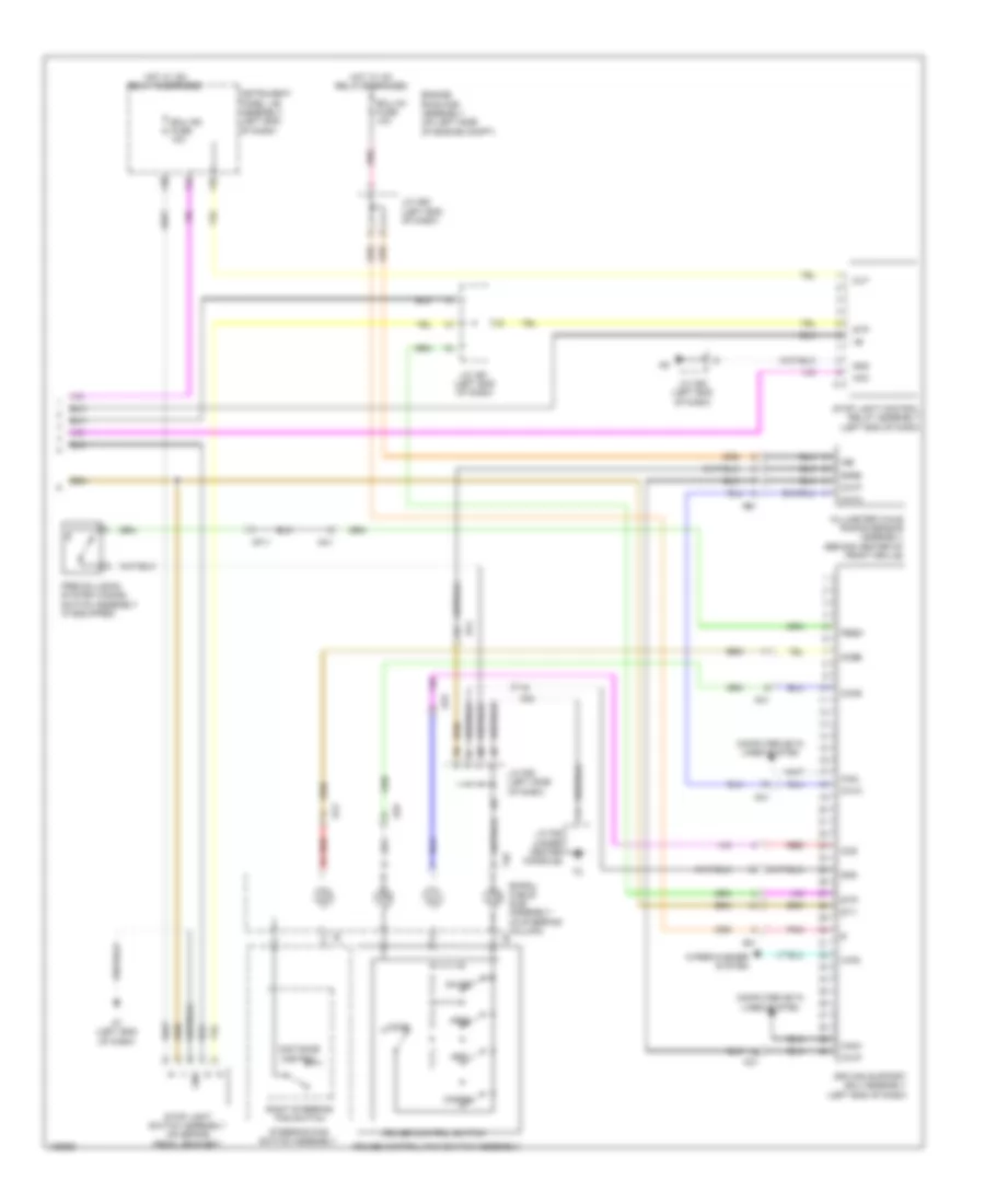 Электросхема системы круизконтроля, С Динамические Радарные Средства управления (2 из 2) для Lexus RX 450h 2014