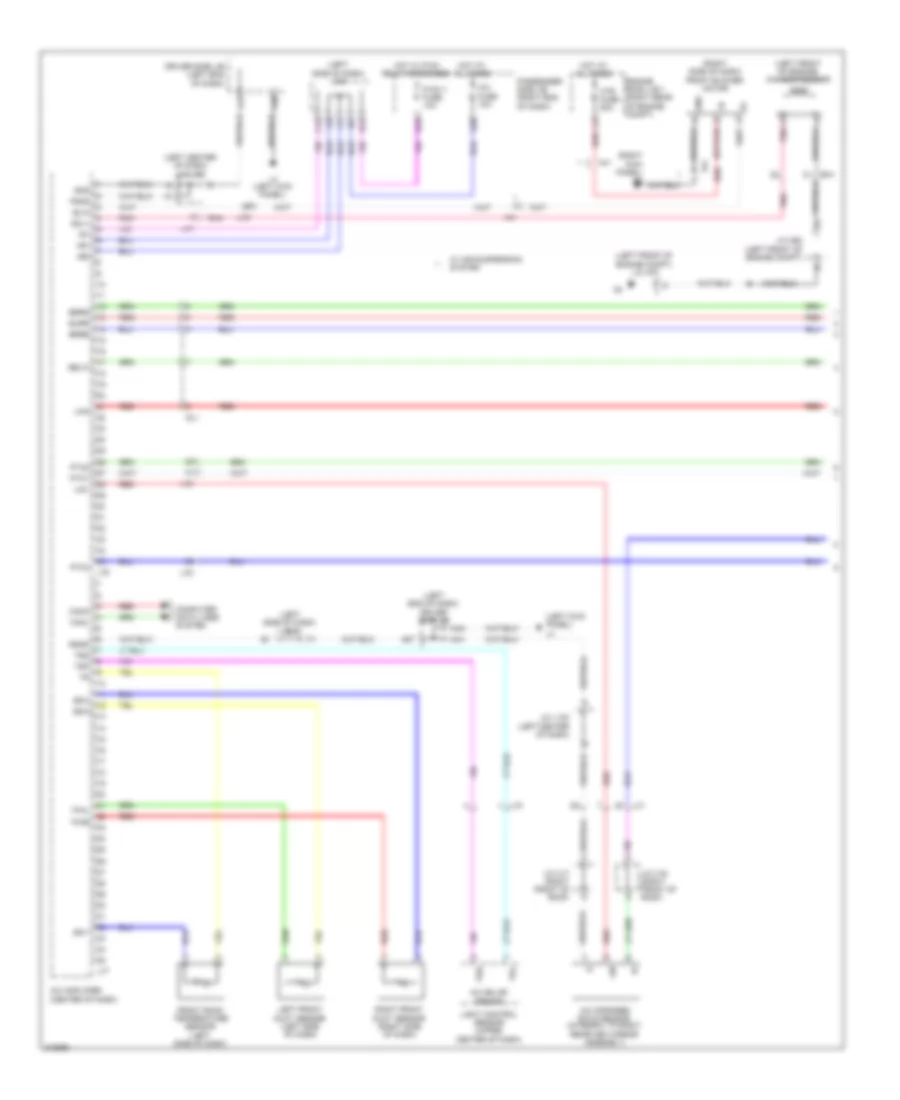 Электросхема кондиционера (1 из 5) для Lexus LS 460 2011