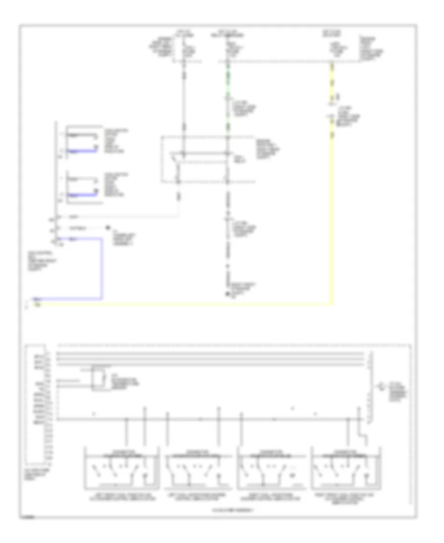 Электросхема кондиционера (4 из 5) для Lexus LS 460 2011