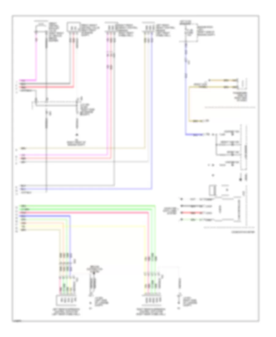 Электросхема электроники подвески (3 из 3) для Lexus LS 460 2011