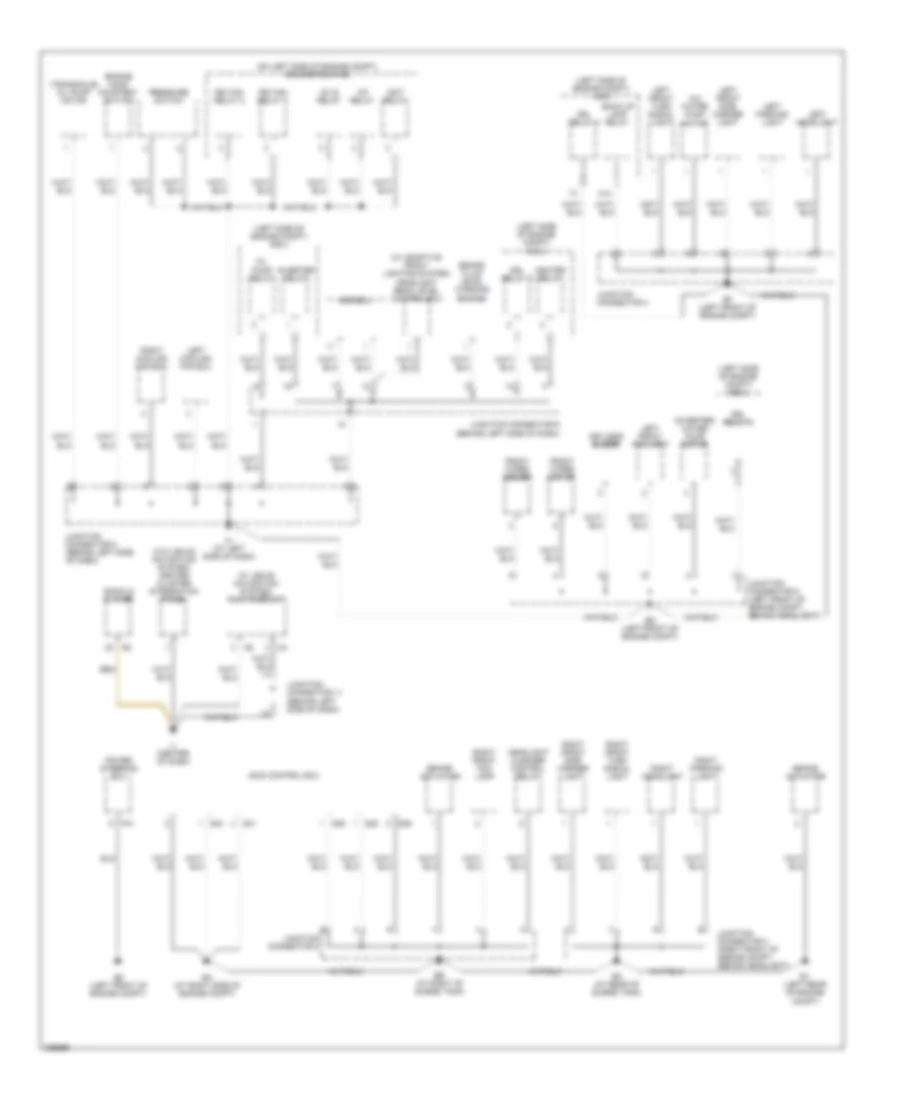 Электросхема подключение массы заземления (1 из 4) для Lexus RX 400h 2006