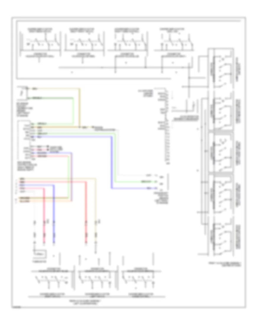 Электросхема кондиционера (4 из 4) для Lexus LX 570 2011