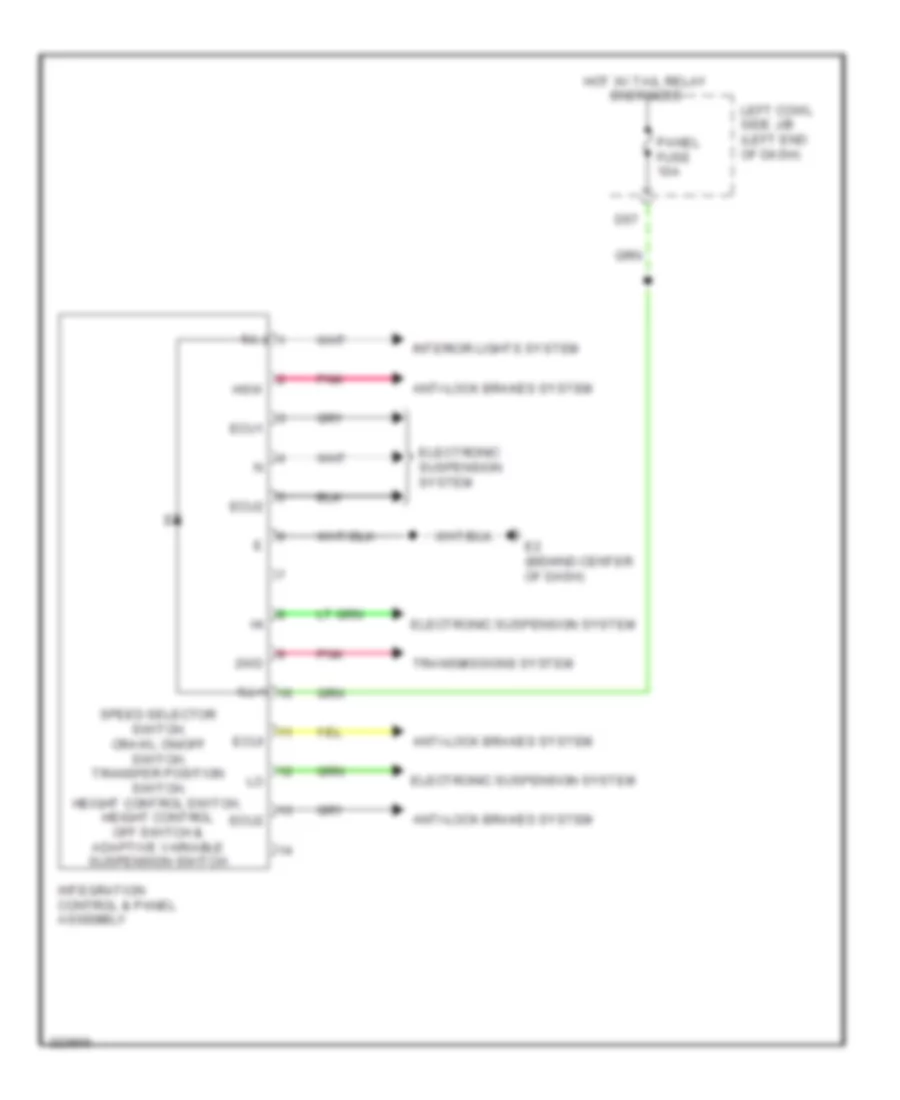 управление интеграцией и схема панели для Lexus LX 570 2011
