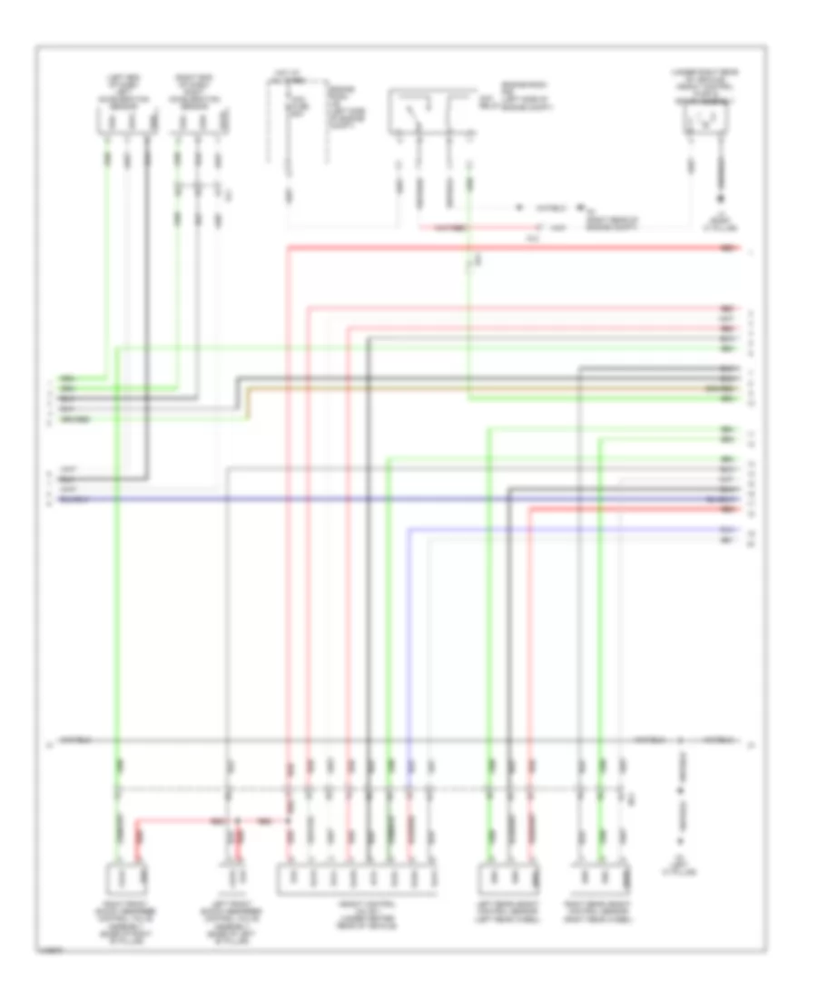 Электросхема электроники подвески (2 из 3) для Lexus LX 570 2011