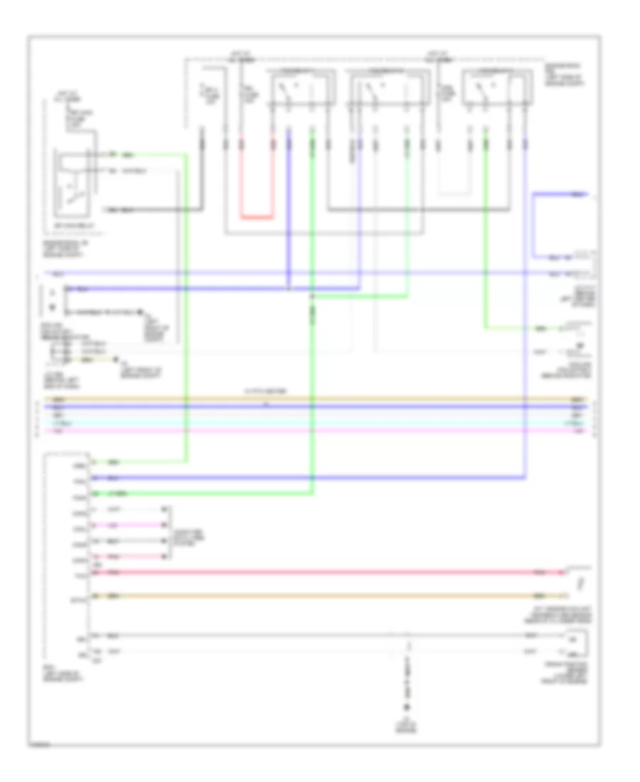 Электросхема кондиционера (3 из 4) для Lexus CT 200h 2012