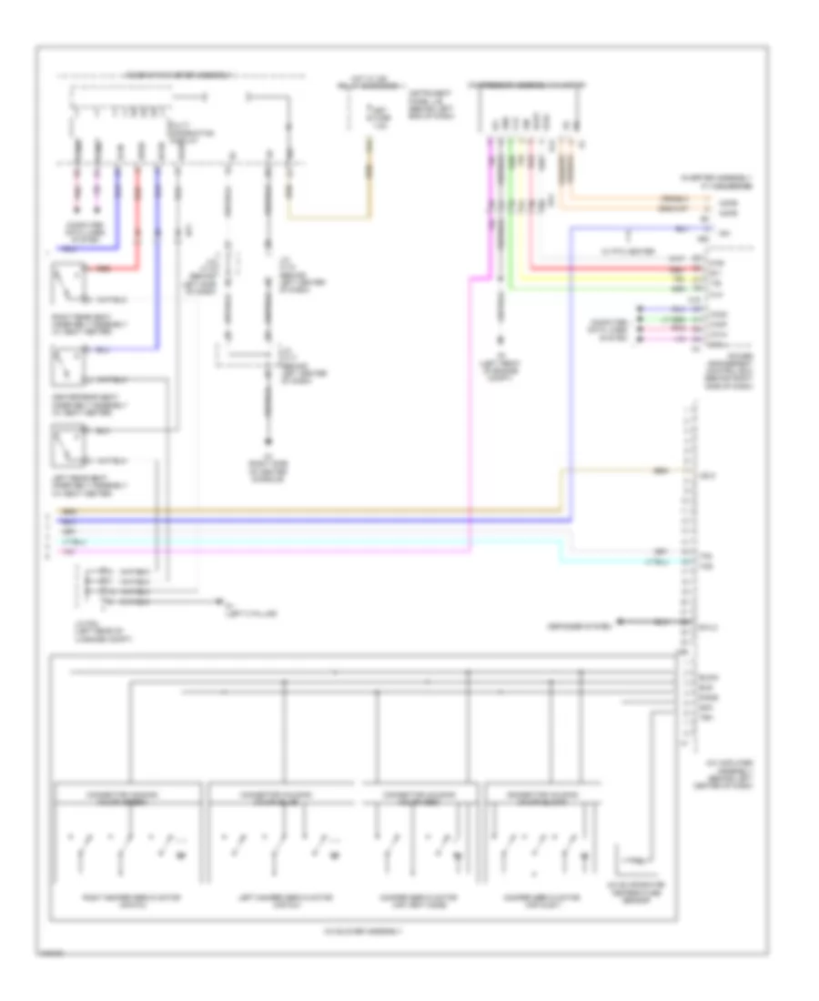 Электросхема кондиционера (4 из 4) для Lexus CT 200h 2012