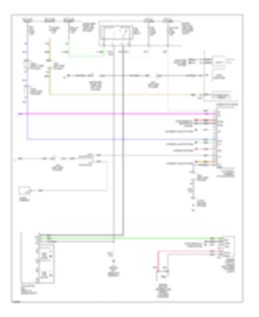 Электросхема кондиционера (3 из 3) для Lexus ES 350 2012