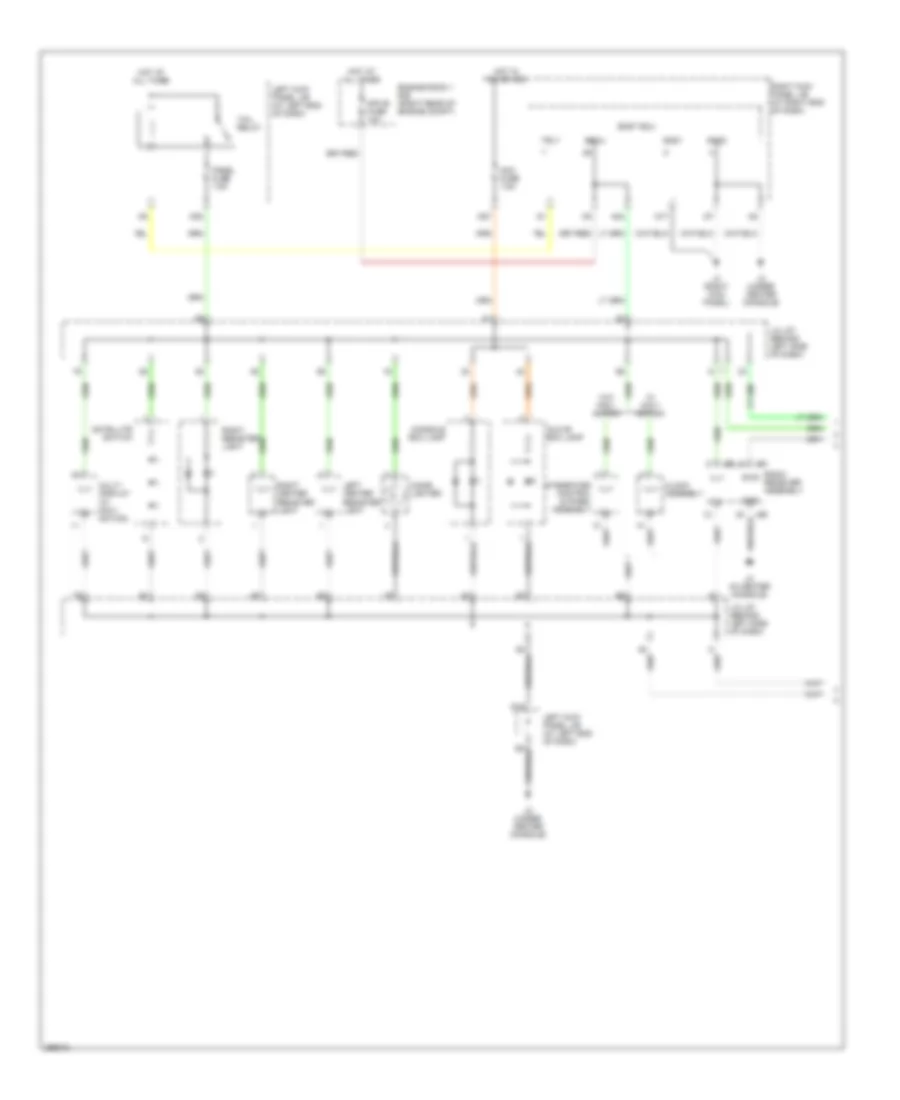 Электросхема подсветки приборов (1 из 2) для Lexus IS 350 2007
