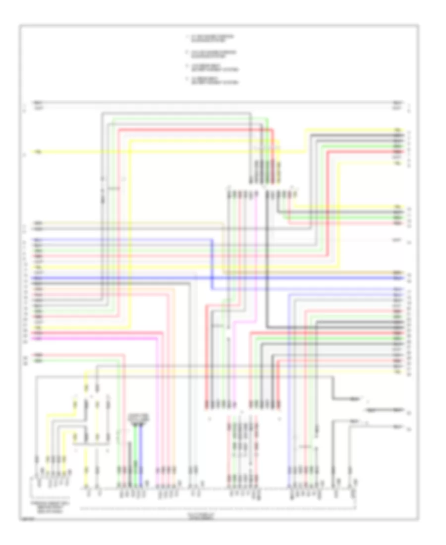 Stereo Radio Wiring Diagram, withMark Levinson & withRear DVD Преобразователь (4 из 5) для Lexus LS 460 2007