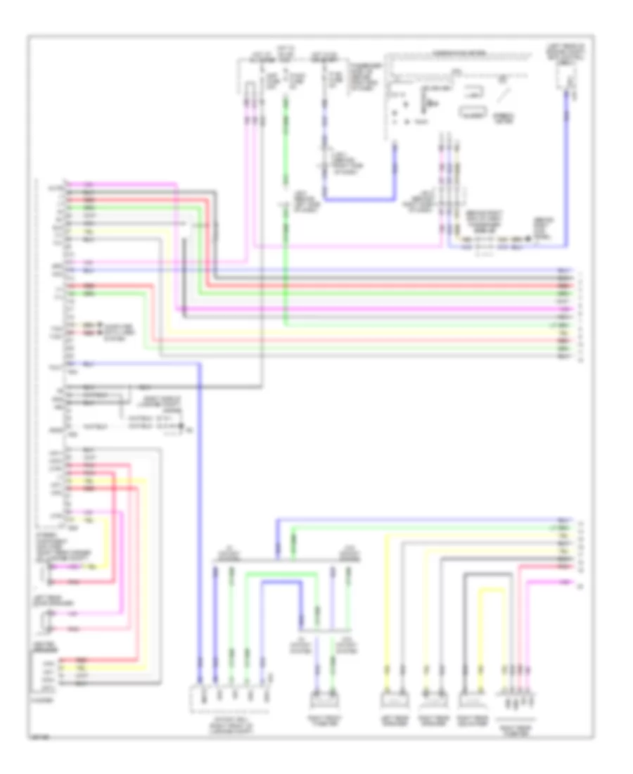 Stereo Radio Wiring Diagram, withMark Levinson & without Задний Преобразователь DVD (1 из 5) для Lexus LS 460 2007