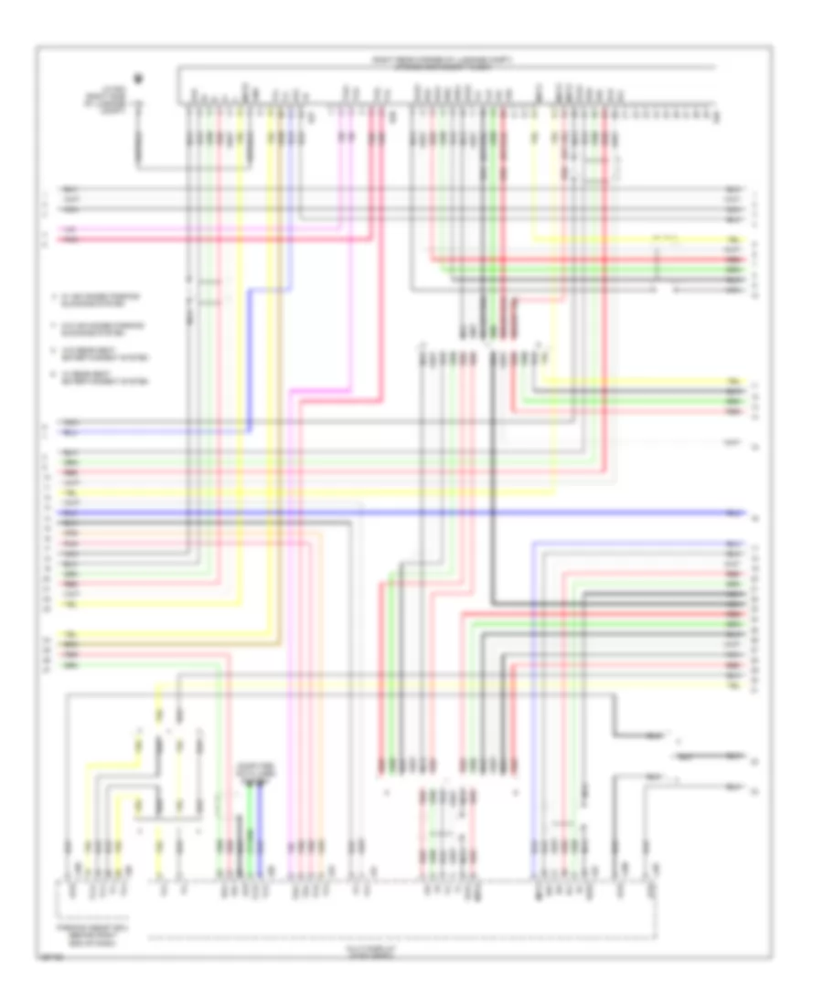 Satellite Radio Wiring Diagram, withMark Levinson & without Задний Преобразователь DVD (4 из 5) для Lexus LS 460 2007