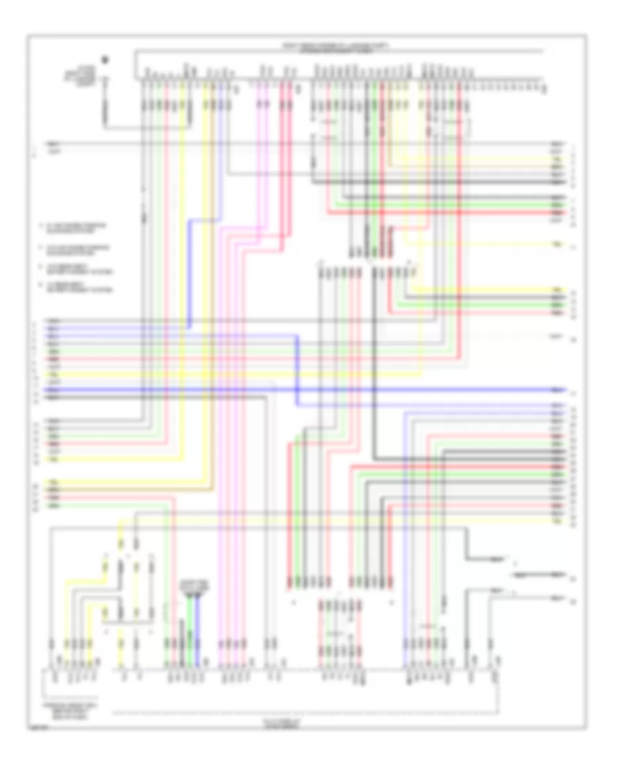Satellite Radio Wiring Diagram, without Mark Levinson & withRear DVD Преобразователь (4 из 5) для Lexus LS 460L 2007