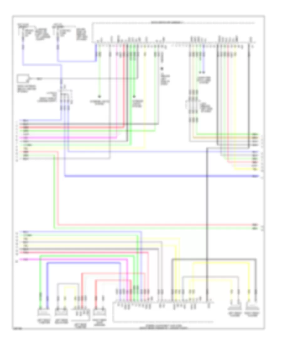 Stereo Radio Wiring Diagram, withMark Levinson & withRear DVD Преобразователь (2 из 5) для Lexus LS 460L 2007