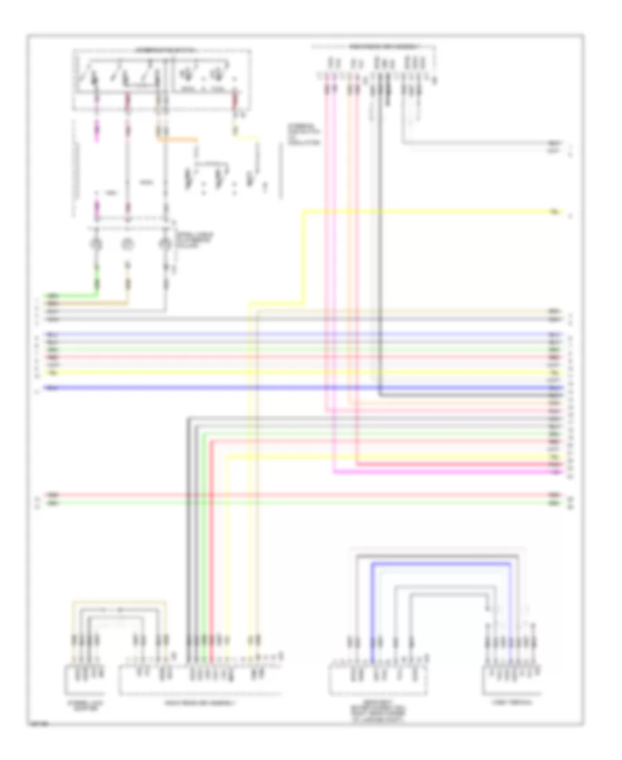 Stereo Radio Wiring Diagram, withMark Levinson & withRear DVD Преобразователь (3 из 5) для Lexus LS 460L 2007