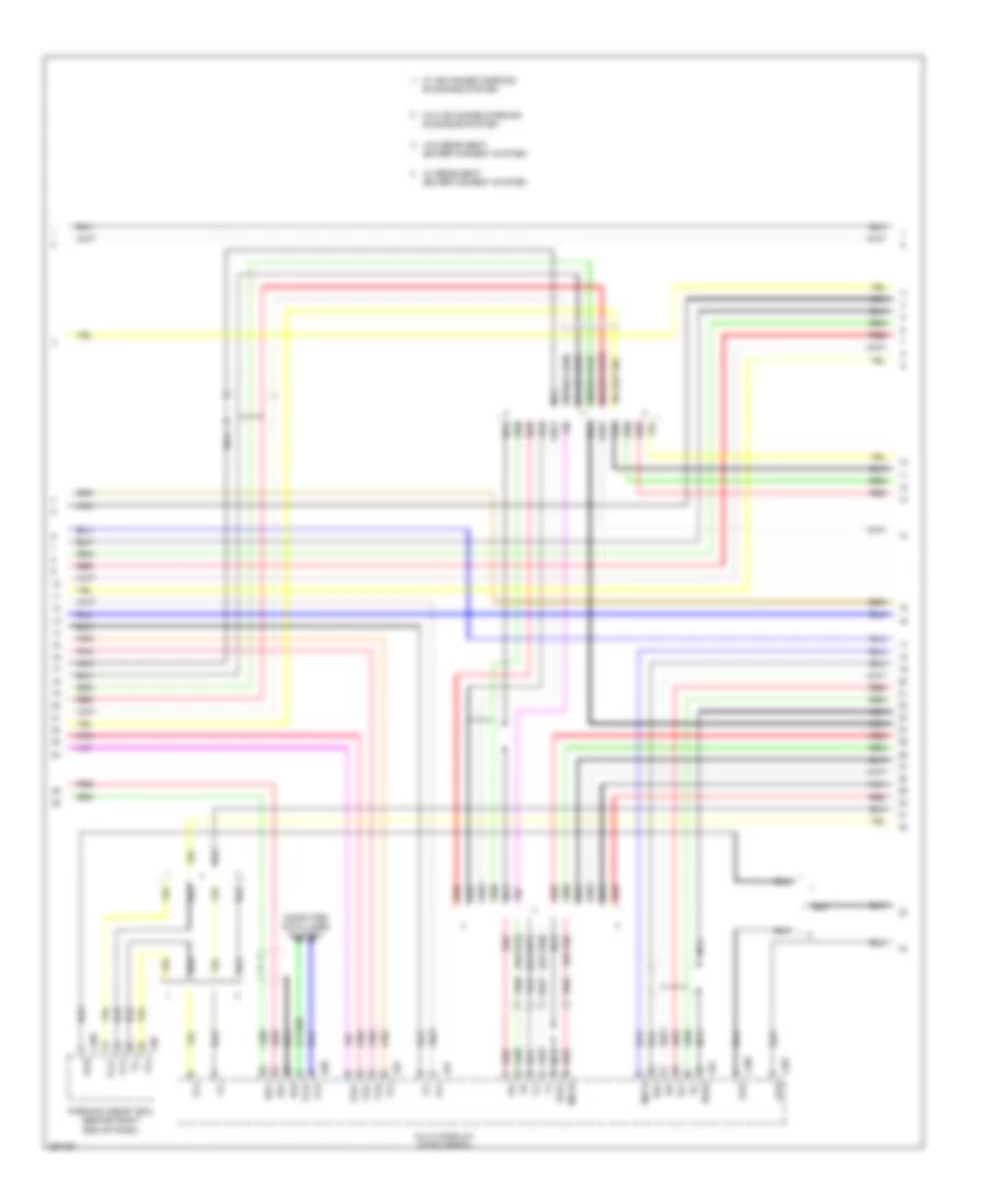Stereo Radio Wiring Diagram, withMark Levinson & withRear DVD Преобразователь (4 из 5) для Lexus LS 460L 2007
