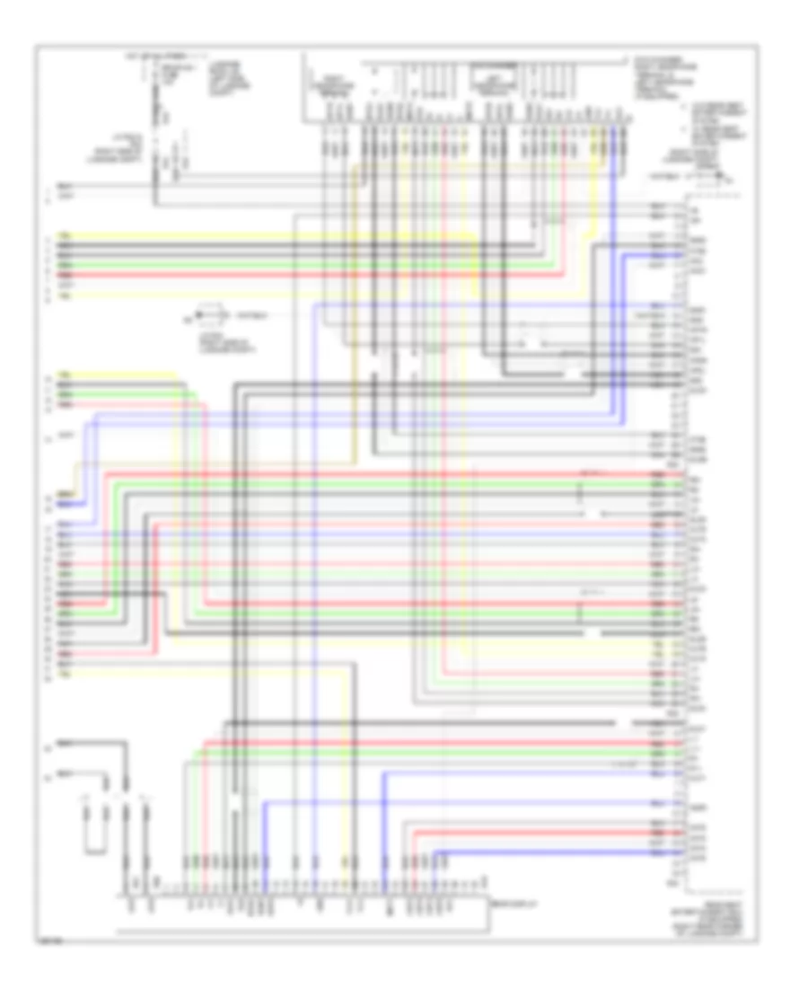 Stereo Radio Wiring Diagram, withMark Levinson & withRear DVD Преобразователь (5 из 5) для Lexus LS 460L 2007