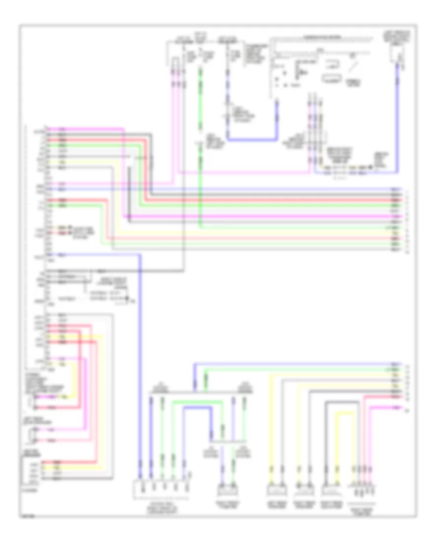 Stereo Radio Wiring Diagram, withMark Levinson & without Задний Преобразователь DVD (1 из 5) для Lexus LS 460L 2007