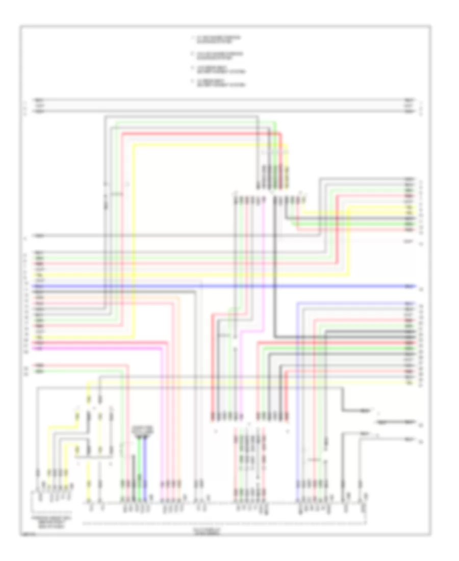 Stereo Radio Wiring Diagram, withMark Levinson & without Задний Преобразователь DVD (4 из 5) для Lexus LS 460L 2007