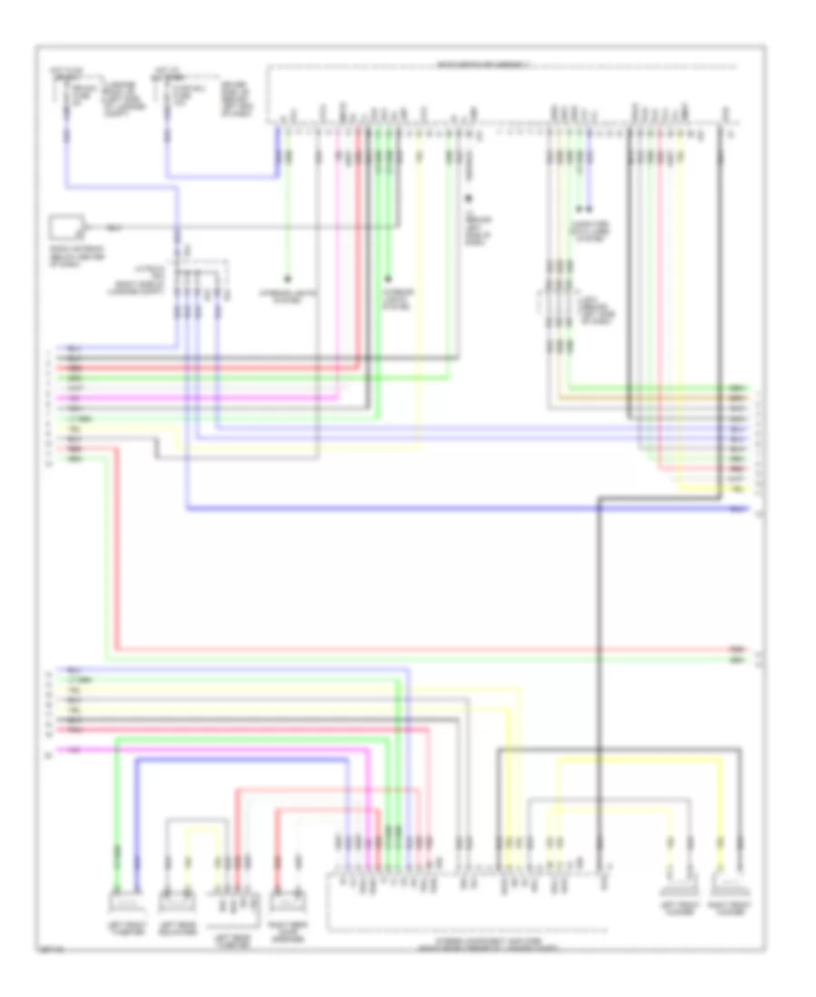 Satellite Radio Wiring Diagram, withMark Levinson & withRear DVD Преобразователь (2 из 5) для Lexus LS 460L 2007