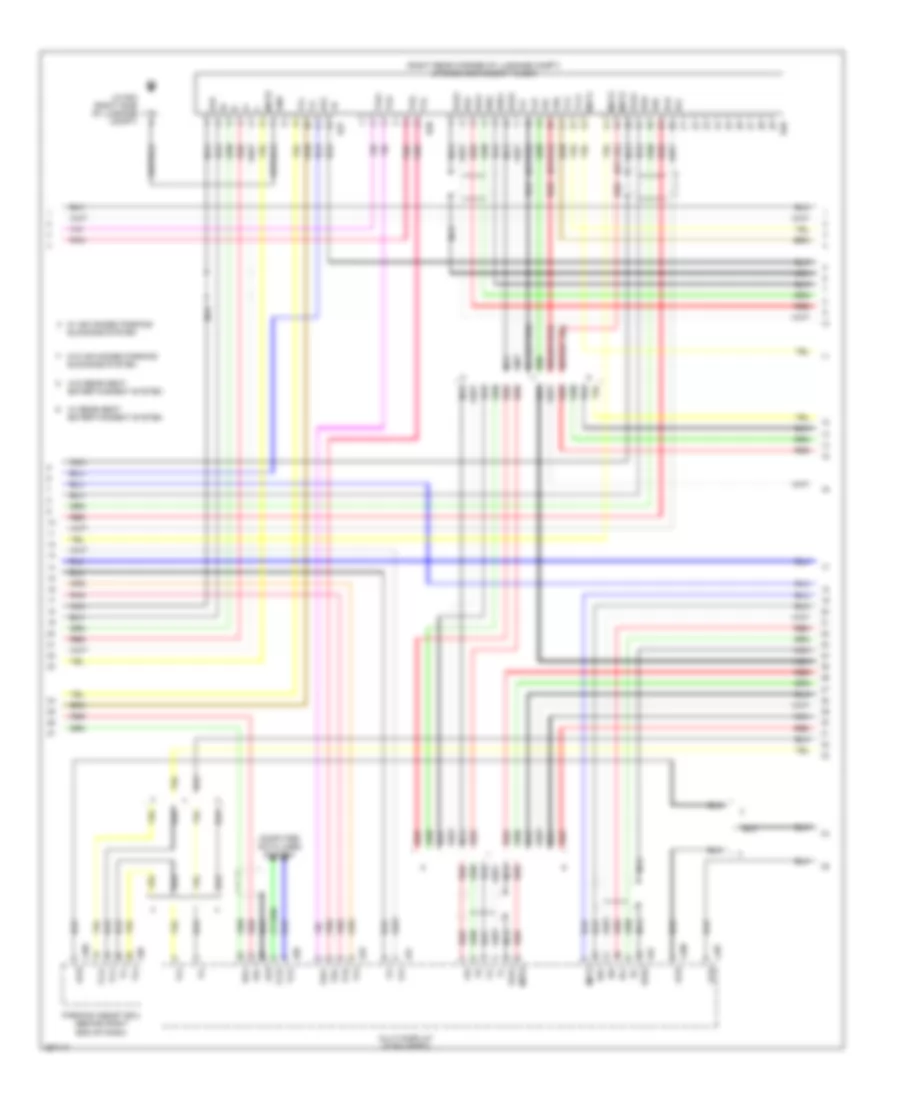 Satellite Radio Wiring Diagram, withMark Levinson & withRear DVD Преобразователь (4 из 5) для Lexus LS 460L 2007