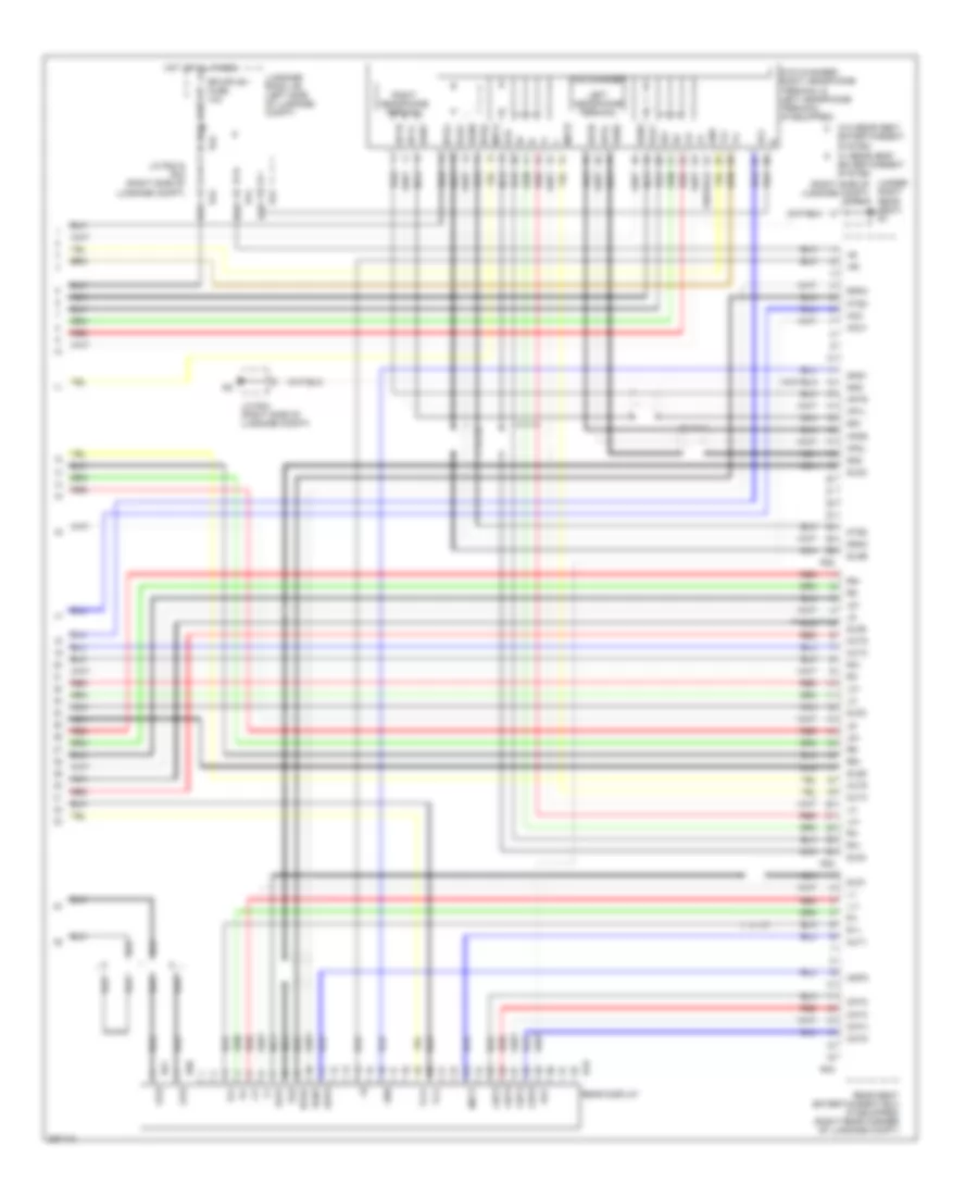 Satellite Radio Wiring Diagram, withMark Levinson & withRear DVD Преобразователь (5 из 5) для Lexus LS 460L 2007
