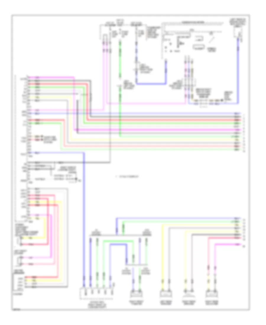 Satellite Radio Wiring Diagram, without Mark Levinson & withRear DVD Преобразователь (1 из 5) для Lexus LS 460L 2007