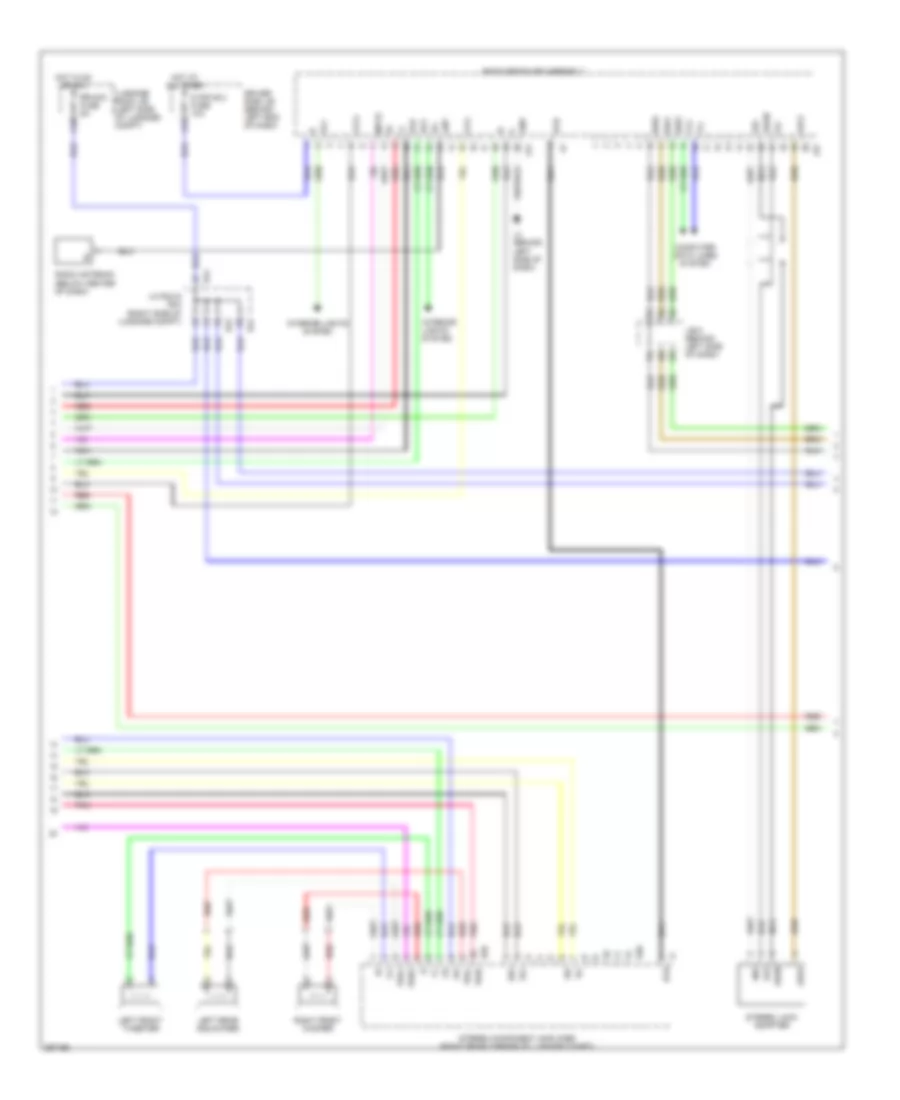 Satellite Radio Wiring Diagram, without Mark Levinson & withRear DVD Преобразователь (2 из 5) для Lexus LS 460L 2007