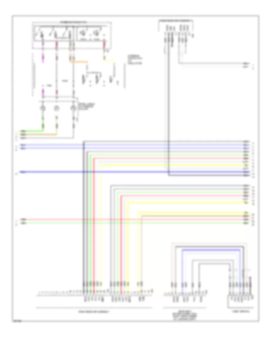 Satellite Radio Wiring Diagram, without Mark Levinson & withRear DVD Преобразователь (3 из 5) для Lexus LS 460L 2007