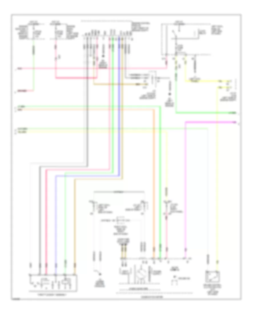 Электросхема системы круизконтроля (2 из 3) для Lexus IS 350 2012