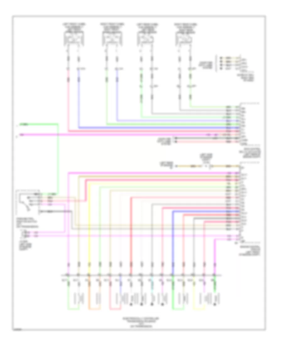 Электросхема системы круизконтроля (3 из 3) для Lexus IS 350 2012