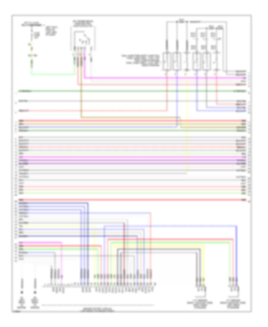 3.5L, Электросхема системы управления двигателем (7 из 8) для Lexus IS 350 F Sport 2012