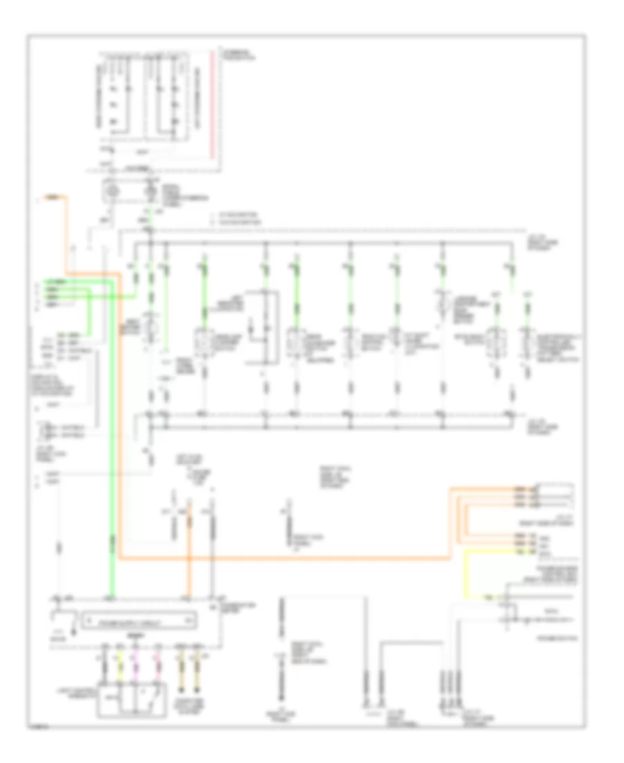 Электросхема подсветки приборов (2 из 2) для Lexus IS 350 F Sport 2012