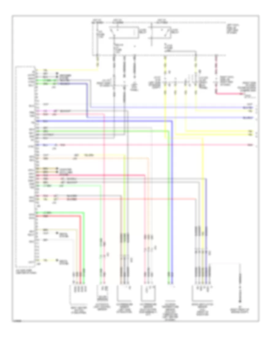 Электросхема кондиционера (1 из 3) для Lexus IS 350C 2012