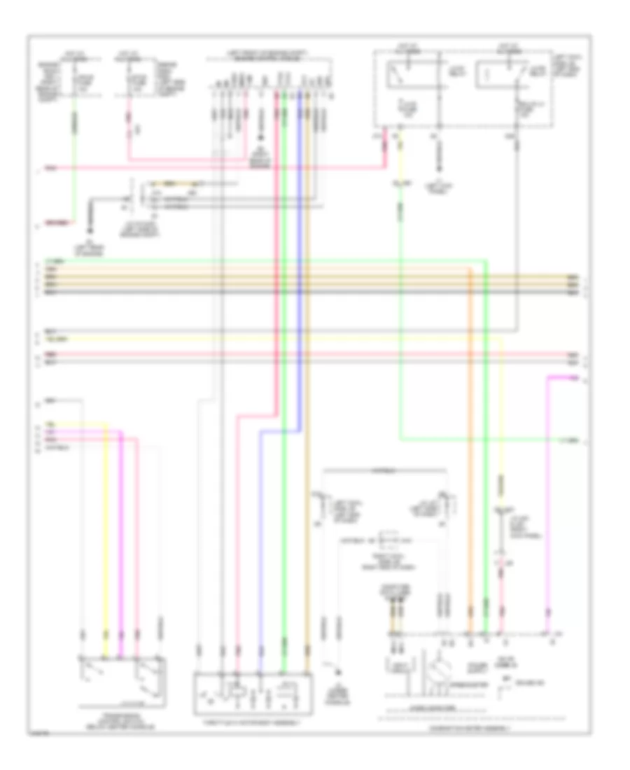 Электросхема системы круизконтроля, С Динамические Радарные Средства управления (2 из 3) для Lexus IS 350C 2012