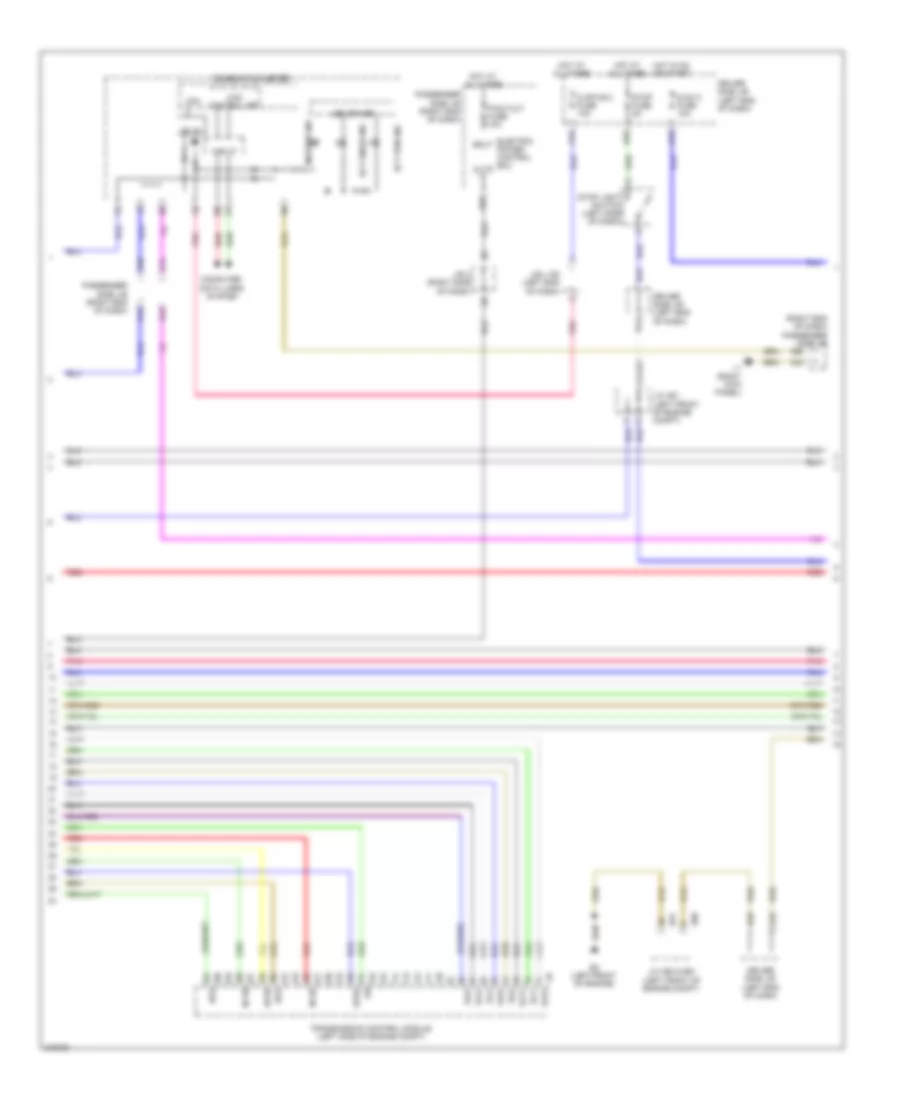 Электросхема коробки передач АКПП (3 из 4) для Lexus LS 460 2012